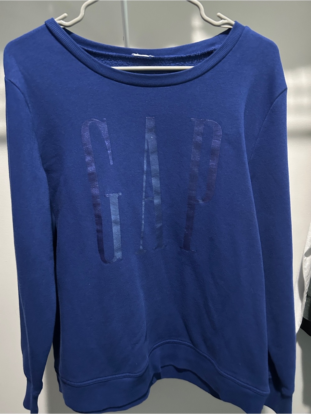 GAP Royal Blue Logo Crewneck Sweatshirt l